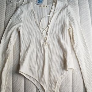 Lace up Body Suit. Brand new